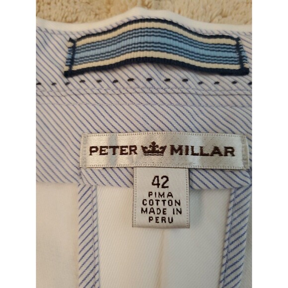 Peter Millar Winston Washed Pima Cotton Twill Shorts Men 42 Stone NWT MC00B31 - Picture 3 of 12